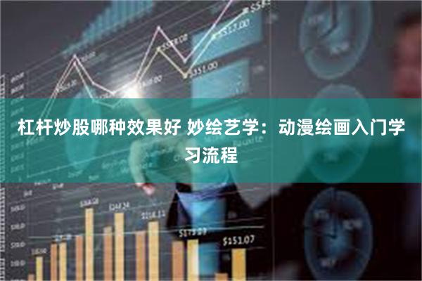 杠杆炒股哪种效果好 妙绘艺学：动漫绘画入门学习流程