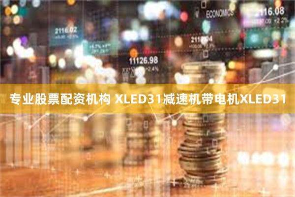 专业股票配资机构 XLED31减速机带电机XLED31