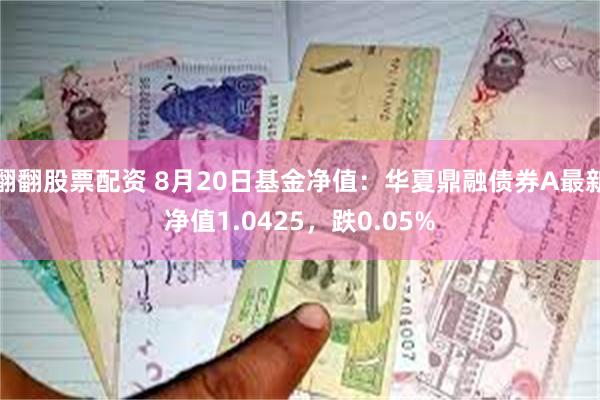 翻翻股票配资 8月20日基金净值：华夏鼎融债券A最新净值1.0425，跌0.05%