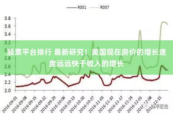 股票平台排行 最新研究！美国现在房价的增长速度远远快于收入的增长