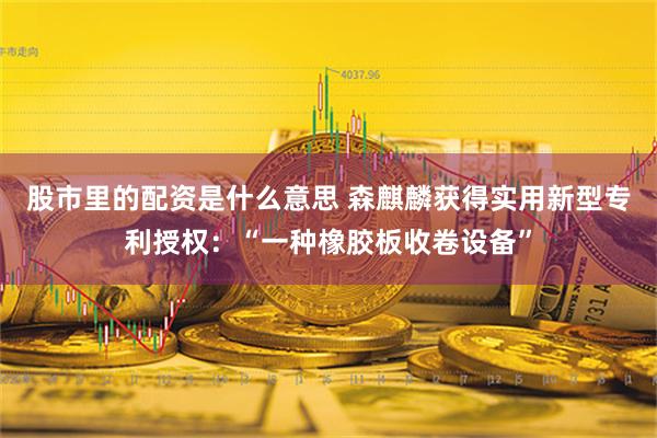 股市里的配资是什么意思 森麒麟获得实用新型专利授权：“一种橡胶板收卷设备”