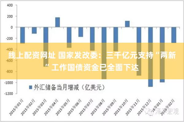 线上配资网址 国家发改委：三千亿元支持“两新”工作国债资金已全面下达