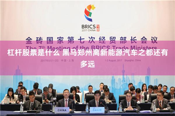 杠杆股票是什么 黑马郑州离新能源汽车之都还有多远