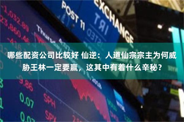 哪些配资公司比较好 仙逆：人道仙宗宗主为何威胁王林一定要赢，这其中有着什么辛秘？